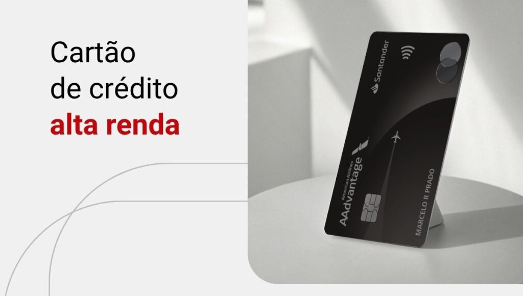 Cartão de crédito alta renda: melhores opções