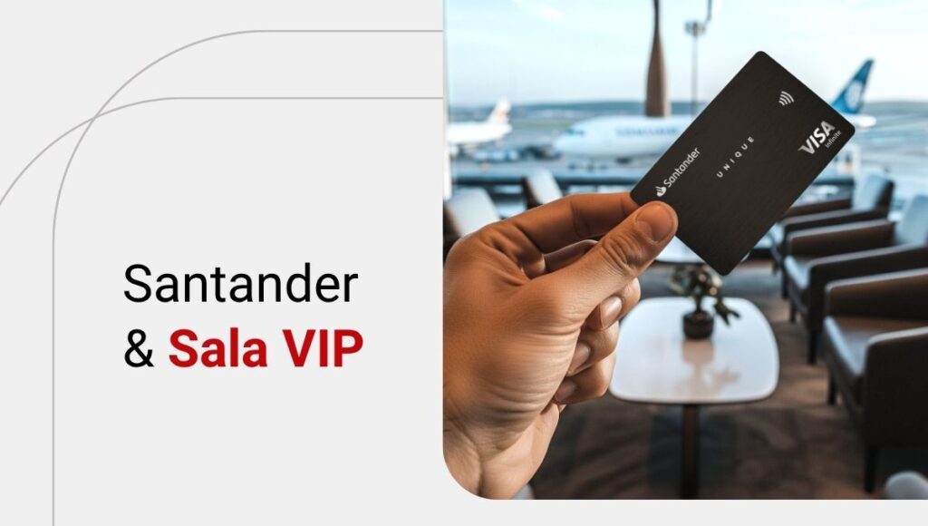 Cartão Santander para sala VIP: acesse espaços exclusivos