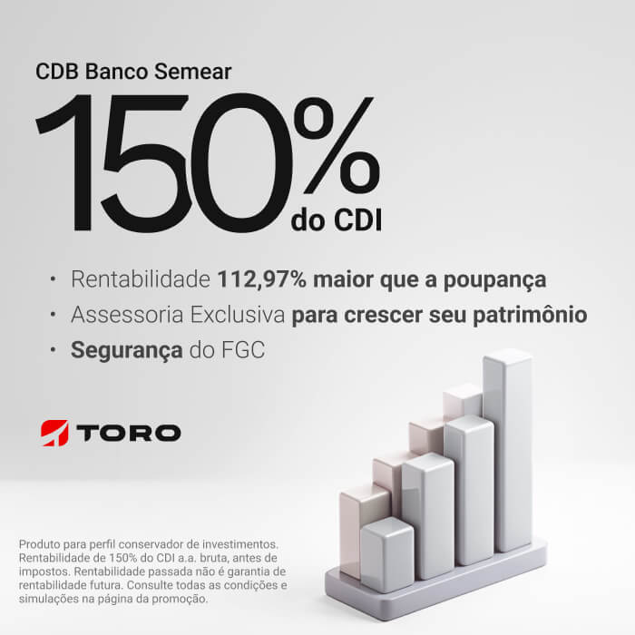 CDB 150 do CDI - Banco Semear